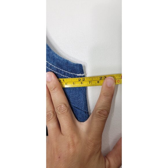Vintage Blue Denim Dress - Picture 11 of 12